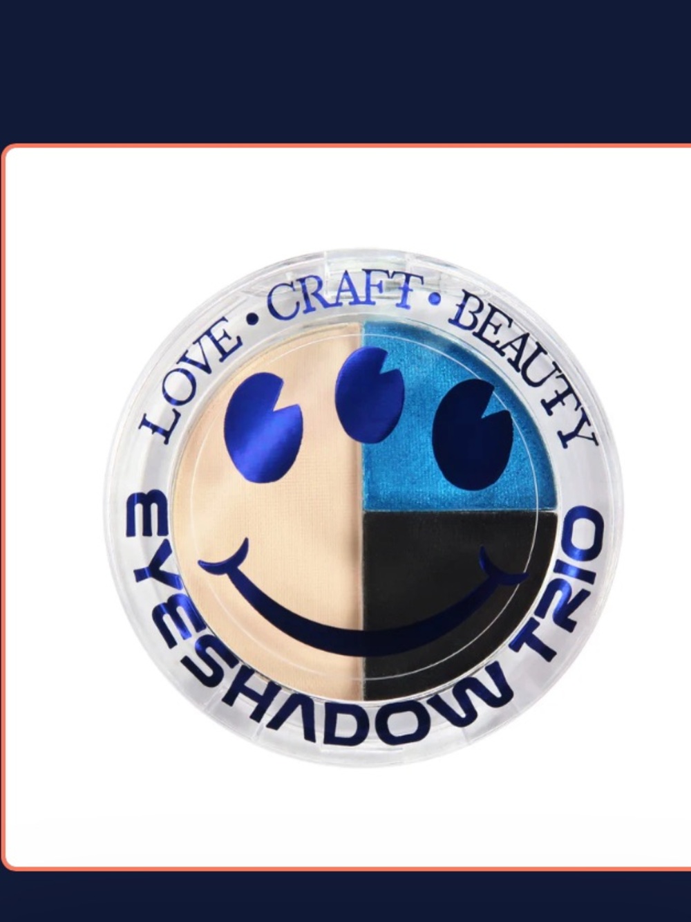 Eyeshadow Trio - Blue, Black, Cream Rave N Roll